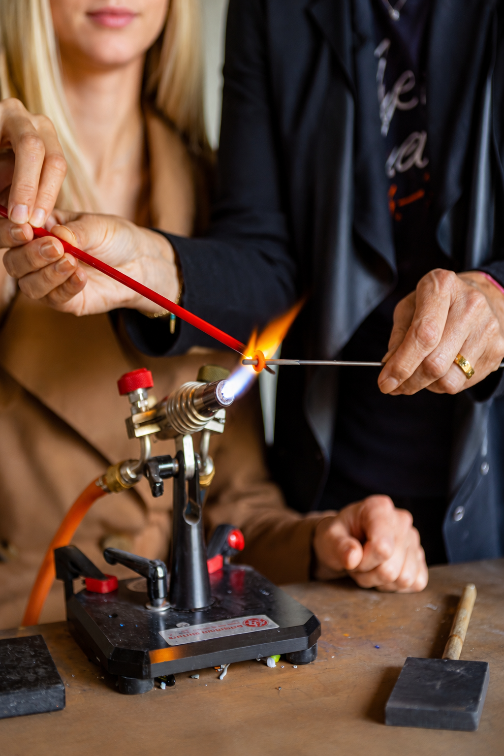 Atelier verre filé au chalumeau en Lorraine : créez votre objet unique