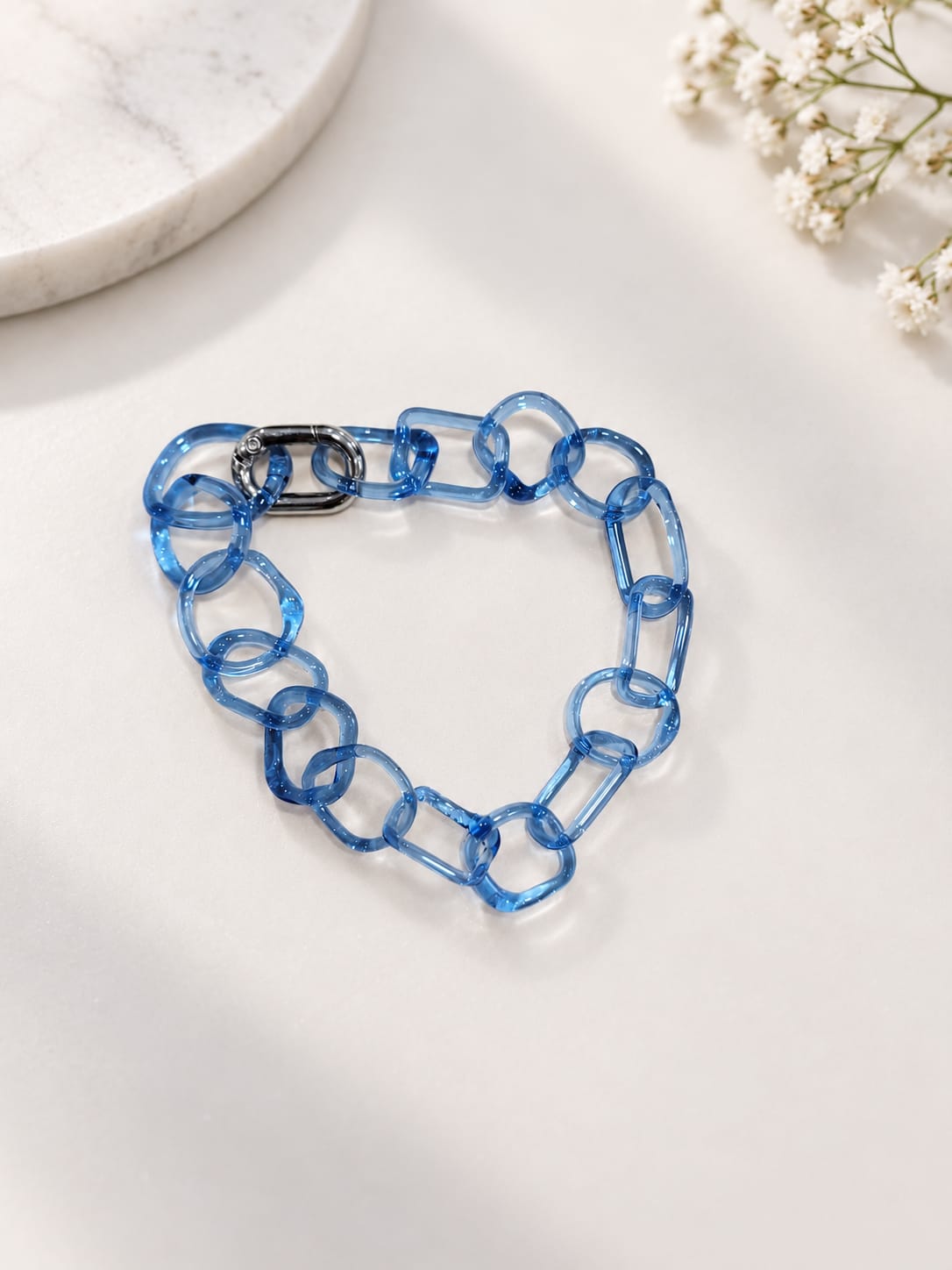 Bracelet "Chaine de verre"